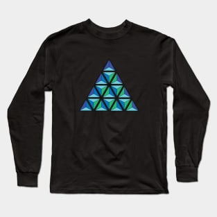 TRIANGLE TESSERACT Long Sleeve T-Shirt